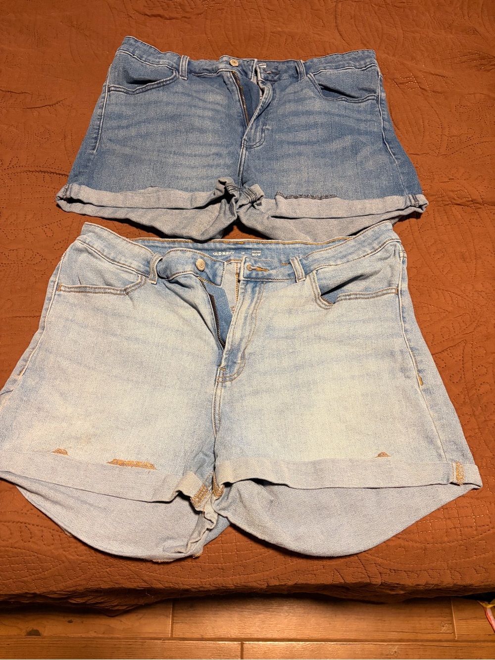 Old Navy Light Blue Denim Jean Shorts BUNDLE